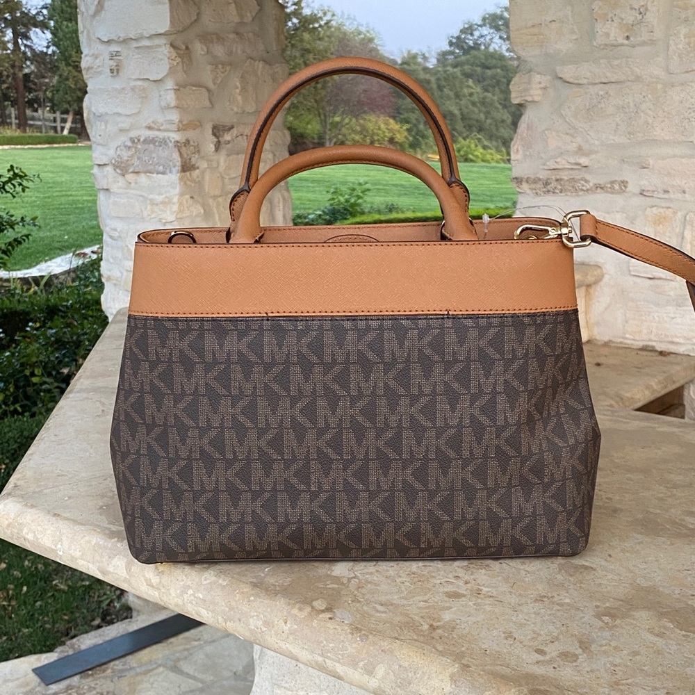 NWT Michael Kors floral signature handbag&wallet - Picture 4 of 15